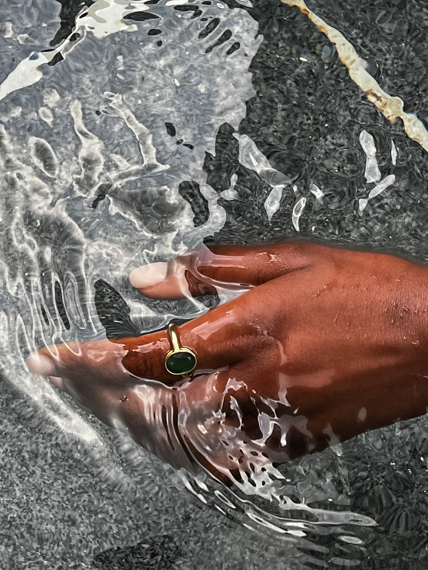 Emerald Gold Ring